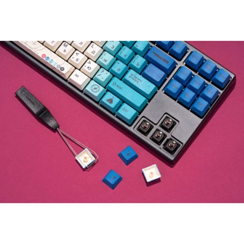 Клавиатура Varmilo VEA87 Summit R2 Cherry Mx Blue Multicolor (A23A022A1A1A06A007): Количество клавиш 87
