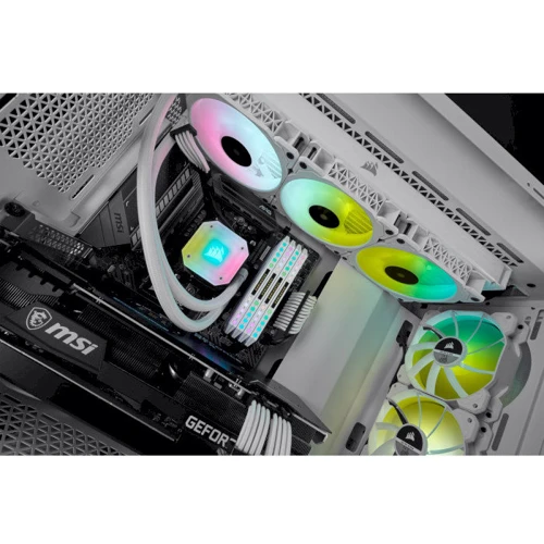 Кулер Corsair iCUE H150i ELITE CAPELLIX Liquid CPU Cooler White (CW-9060051-WW) фото 8