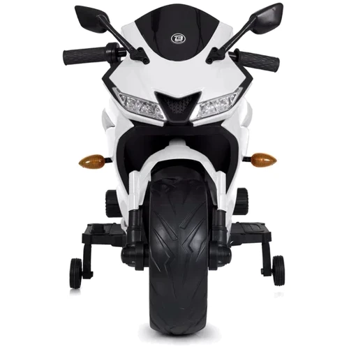 Дитячий електромотоцикл 2 колісний Bambi Racer 45W білий (M 5022EL-1): Матеріал корпусу пластик