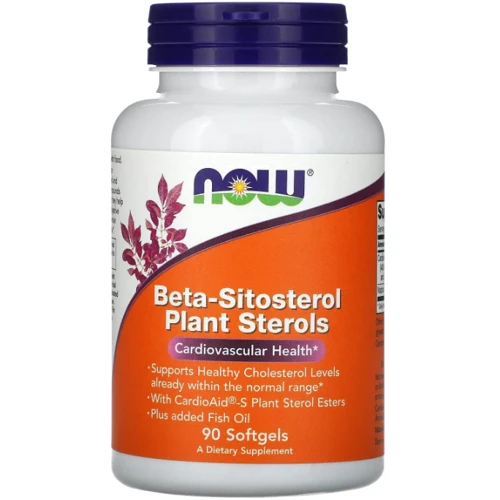 Now Foods Beta-Sitosterol Plant Sterols Бета-ситостерол 90 мягких таблеток