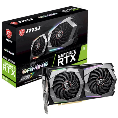 Видеокарта MSI GeForce RTX 2060 6144Mb GAMING: Объем памяти, Гб 6