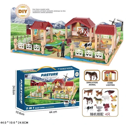 Набор животных Загородная ферма 2022-102A: Производитель Noname