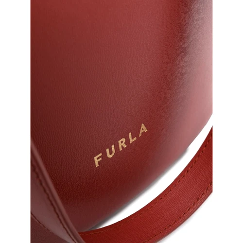 Женская сумка тоут Furla Musa S Tote N/S терракотовая (WB00069): Фактура Матовая, Зернистая