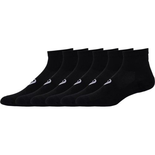 Носки Asics 6PPK Quarter Sock (3033B720-001) 39-42 (25-27) 6 пар черные фото 1