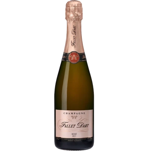 Шампанское Champagne Fallet Dart Rose Brut розовое брют 0.75 л (WHS3760303390129)