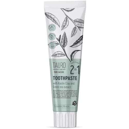 Зубная паста Tauro Pro Line Pure Nature Антибактериальная 2в1 для собак и кошек 100 мл (TPLPN63382)