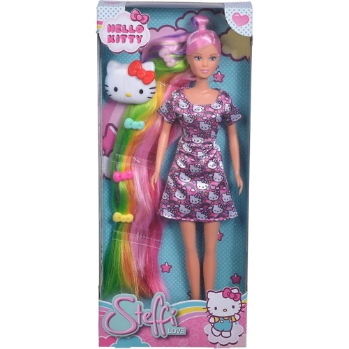 Кукла Simba Штеффи Hello Kitty Радужная прическа, с аксессуарами (9283011) фото 3