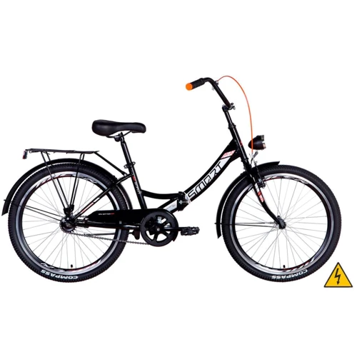 Электровелосипед 24" Formula SMART 350Вт 36В 12.5Ач 2021 черно-оранжевый (ELB-FR-24-003)