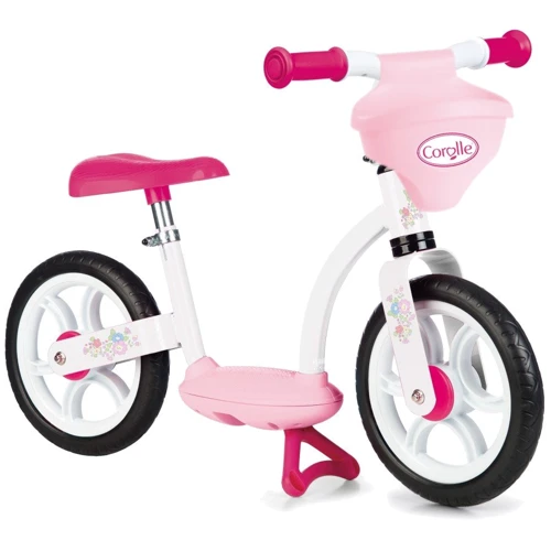 Беговел Smoby Toys Королле металлический розовый (770125)