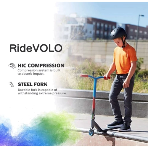 Трюковый самокат Maraton Ride Volo Silver T02: Тип тормоза ножной