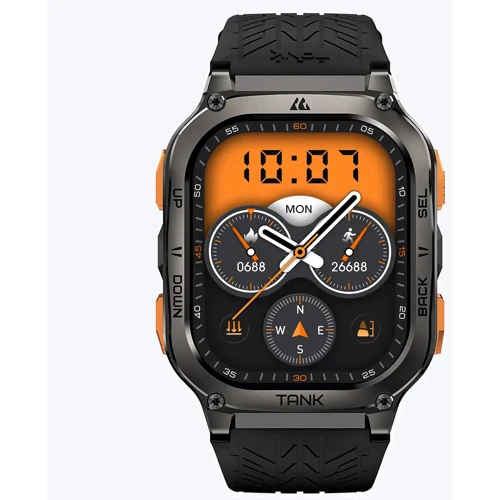 Смарт-годинник Kospet Tank M3 Ultra Black Silicone Basic