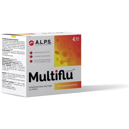 A.L.P.S. Multiflu Иммуномодулятор, капс. №30