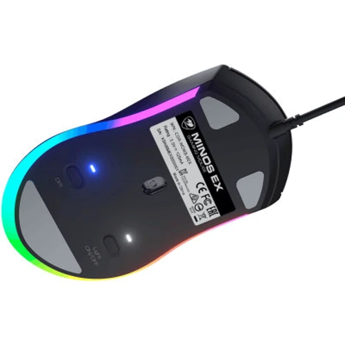 Мышь Cougar Minos EX: Максимальное разрешение сенсора, dpi 6400