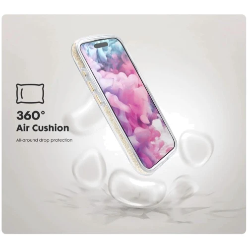 Чохол для iPhone LAUT AERO SPARKLE MagSafe Silver (L_IP24C_AS_SL) для iPhone 16 Plus фото 7