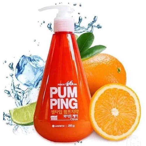 LG Perioe 46 cm Pumping Citrus Гигиеническая зубная паста Цитрус 285 g: Назначение Свежесть дыхания, Очищение, Антибактериальное