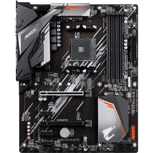 GIGABYTE A520 AORUS ELITE: Додатково Підтримка UEFI, Підтримка RAID, Радіатор на VRM