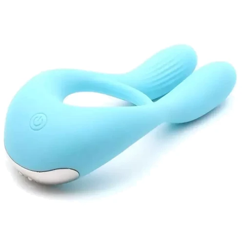 Вибратор для пар KisToy Martin Blue