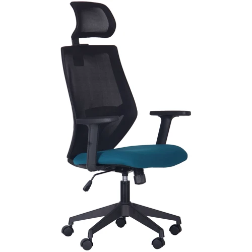 Кресло AMF Lead Black HR сиденье Нест-01 черная/спинка Сетка SL-00 черная (297895)