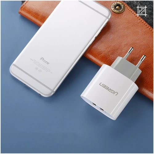 Зарядное устройство Ugreen Wall Charger 2xUSB CD104 3.4A White (20384) фото 6