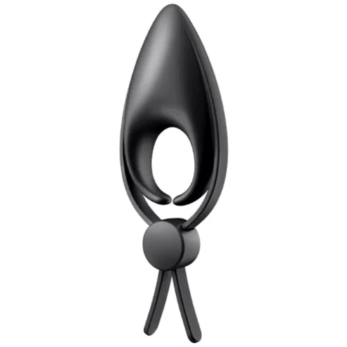 Ерекційне віброкільце лассо з регулюванням розміру Satisfyer Sniper Black