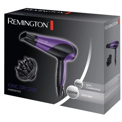 Фен Remington D3190S IONIC DRY: Количество скоростей 2