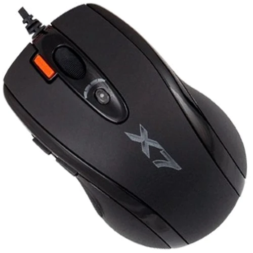 Мышь A4 Tech X-710 MK USB Black: Интерфейс подключения проводная USB