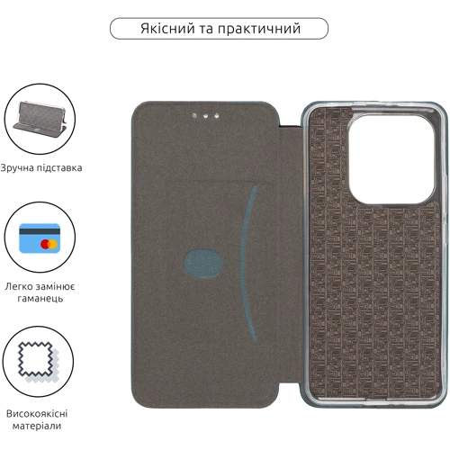 Чохол для телефона ArmorStandard G-Case Green для Xiaomi Redmi Note 14 4G (ARM83437): Тип чехол-книжка