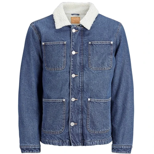 Куртка Jack & Jones 70201800 52 синяя демисезон: Фасон Прямой