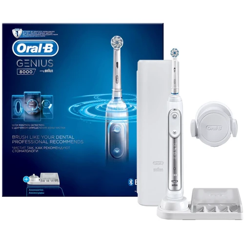 Зубная щетка Braun Oral-B Genius 8000/D701.515.5XC type 3765: Назначение взрослая