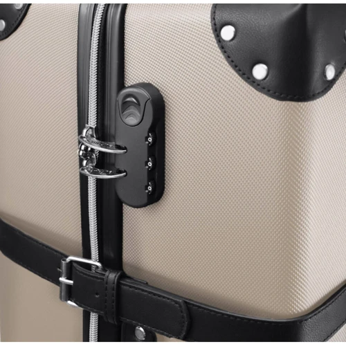 Чемодан Semi Line 28" (L) Champagne/Black шампань/черный (T5674-4): Застежка Молния