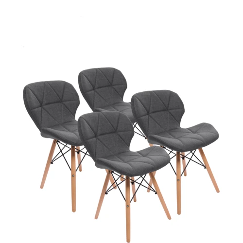 Комплект стільців GT Racer X-D27 Fabric Dark Gray 4 шт.