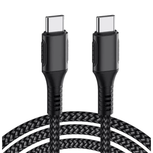 Кабель WIWU F20 PD Series USB-C to USB-C 2m Black