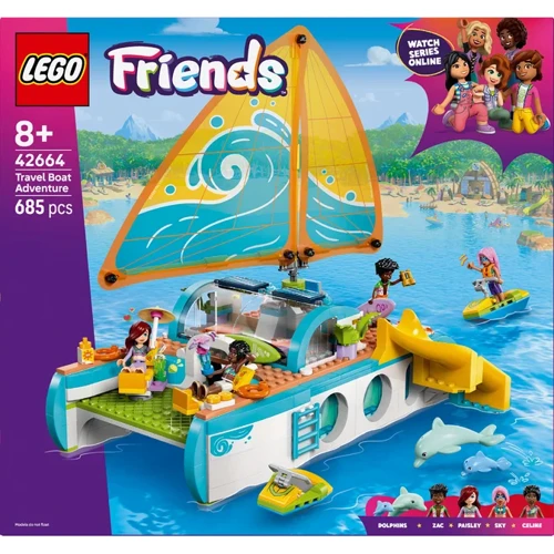Конструктор LEGO Friends Приключения на туристической лодке (42664)