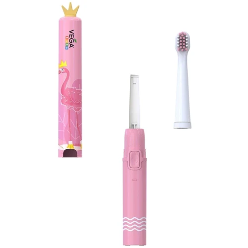 Зубная щетка Vega Kids VK-500P розовая: Назначение детская