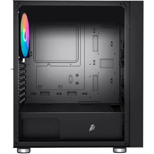 Корпус 1STPLAYER AR-7G-G6-PLUS: Матеріал передній панелі пластик та загартоване скло