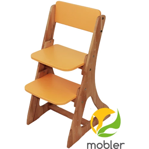 Дитячий зростаючий стілець Mobler (колір на замовлення: зелений, помаранчевий, рожевий) c500-1 фото 6