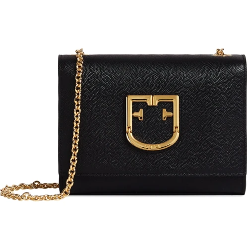 Женская сумка кросс боди Furla Viva Mini черная (1021376)