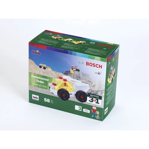 Детский игровой набор Bosch Mini для конструирования строительных машин 3в1
