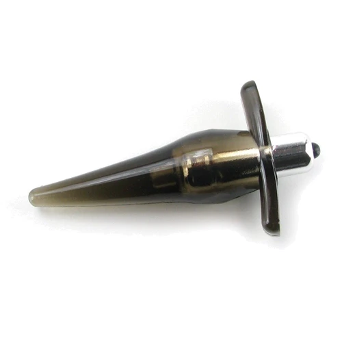 Анальный вибратор Power Buttplug, 9.5x3.5 см, черный