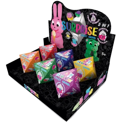 Набор-сюрприз лизун-антистресс Mr.Boo Crazy Aroma SURPRISE (80122)