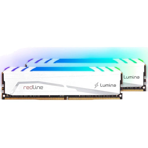 Mushkin 32 GB (2x16GB) DDR5 6400 MHz Redline Lumina RGB White (MLB5C640BGGP16GX2)