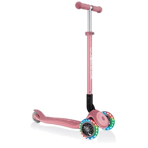 Самокат Globber Primo Foldable Plus Lights Pastel Pink (пастельно-розовый): Конструкция рамы складная
