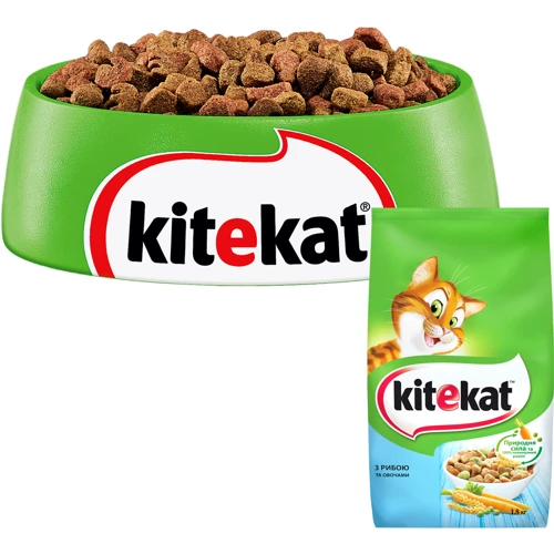 Сухой корм для котов Kitekat Рыба с овощами 1.8 кг (5900951279881): Тип Сухой корм