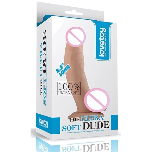 Фалоімітатор LoveToy The Ultra Soft Dude Flesh 8.5"