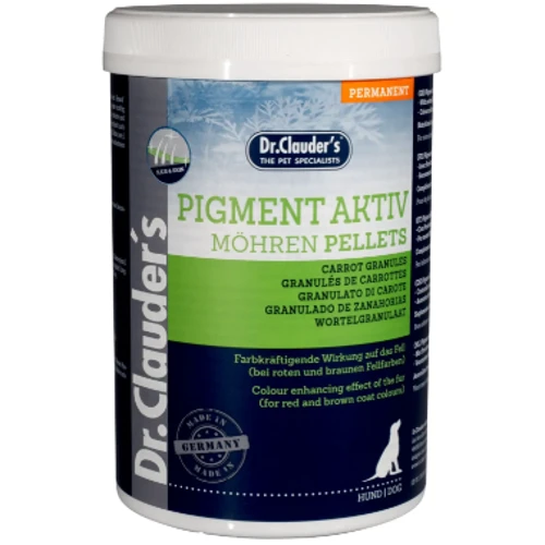 Витаминно-минеральный комплекс для собак Dr.Clauder's Pigment Active Carrot Pellets для усиления пигментации собак красных рыжих и коричневых окрасов 600 г (31601010)
