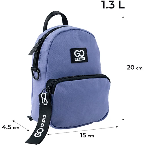 Мини рюкзак-сумка GoPack Education Teens 181XXS-3 фиолетовый (GO24-181XXS-3) фото 11