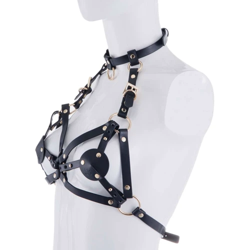 Портупея на грудь LOCKINK Sevanda Queen Chest Harness with Removable Bra