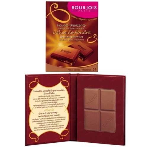 Bourjois Delice de Poudre №51 Milky Violet Бронзер для обличчя 16.5 g: Вид Бронзер