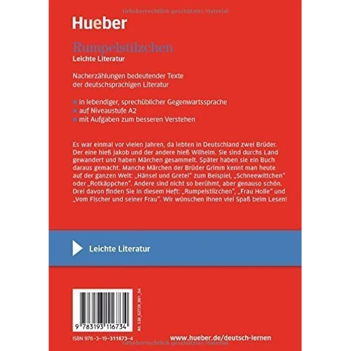 Leichte Literatur A2: Rumpelstilzchen: Виробник Hueber