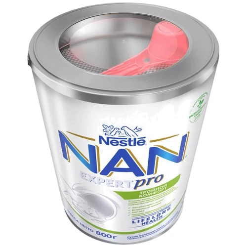 Дитяча суміш Nestle NAN Потрійний комфорт від народження 800 г (1000040): Вік 0 - 6 місяців